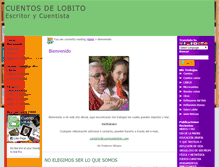 Tablet Screenshot of cuentosdelobito.com